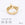 Beads wholesaler  - Sew on setting for Swarovski 1122 rivoli 14mm gold plated (2)