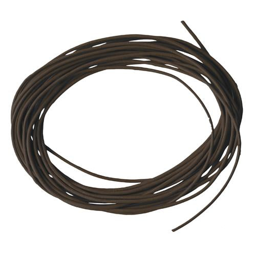 Leather cord chocolate 1mm (3m)