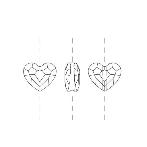 Swarovski 5741 Love bead blush pink 8mm (2)