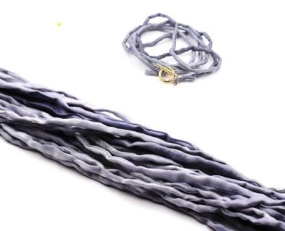 Silk cord Handmade Grey 2mm (1m)