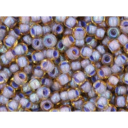 cc926 - Toho beads 11/0 light topaz/opaque lavender (10g)