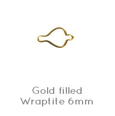 Buy Wraptite Gold Filled Two Rings Heart shape 6mm (1)