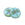 Beads Retail sales Perles en verre de Bohême libellule turquoise et picasso 17mm (2)