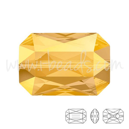 Swarovski 5515 Emerald cut bead crystal metallic sunshine 18x12mm (1)
