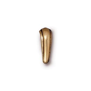 nouveau pinch bail gold plated 12mm (1)
