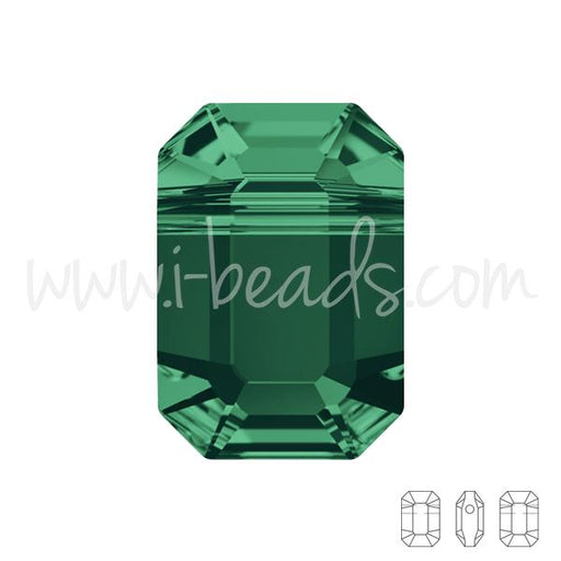 Buy Swarovski 5514 pendulum beads emerald 8x5.5mm (2)