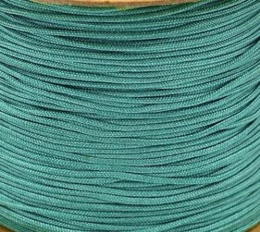 Nylon braided cord - 0.4mm- Ocean green -(3m)