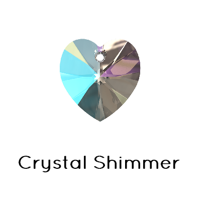 Buy Swarovski 6228 Xilion Heart Pendant Crystal Shimmer 10,3x10 mm (1)