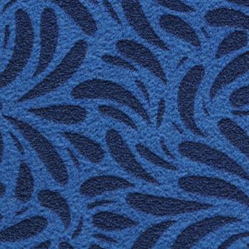 Ultra suede leaf pattern jazz blue 10x21.5cm (1)