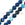 Beads wholesaler  - Stripe Agate Blue Round beads 6mm strand (1)