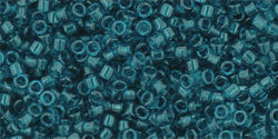 cc7bd - Toho Treasure beads 11/0 transparent capri blue (5g)