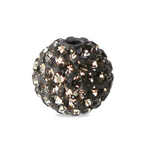 Premium rhinestone beads black diamond 6mm (1)