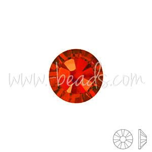 Swarovski 2088 flat back rhinestones light siam ss12-3.1mm (80)