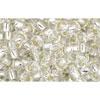 Buy cc21 - Toho beads 8/0 silver lined crystal (10g)