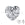 Beads wholesaler  - Swarovski 6228 heart pendant crystal black patina effect 10mm (1)