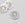 Beads wholesaler  - Brass Cast Connector Flower 19mm color ANTIQUE SILVER (Ø 1.2mm) (1)