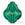 Beads Retail sales Swarovski 5058 Baroque bead emerald 14mm (1)