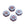 Beads Retail sales Czech pressed glass beads hibiscus flower blue and purple bronze 9mm (4)