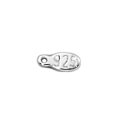 Sterling silver 925 quality tag 6x3mm (5)