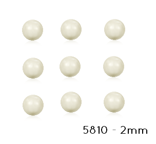 5810 Crystal4You CRYSTAL WHITE PEARL 2mm (50)