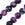 Beads wholesaler  - Stripe Agate Purple Round beads 8mm strand (1)