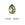 Beads wholesaler  - Swarovski 4320 Fancy Stone PEAR- Crystal Cappuccino DELITE-14x10mm (1)