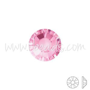 Swarovski 2088 flat back rhinestones rose ss12-3.1mm (80)