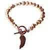 DIY Angel wing bracelet