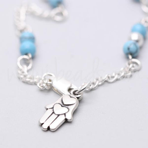 DIY Turquoise Anklet