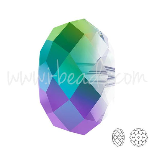 Buy 5040 Swarovski briolette beads crystal scarabaeus green 8mm (6)