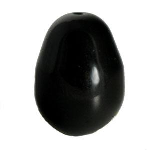 5821 Swarovski pear shaped crystal mystic black pearl 12x8mm (5)