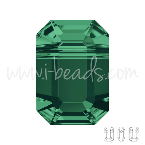 Buy Swarovski 5514 pendulum beads emerald 10x7mm (2)