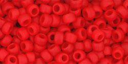 Buy cc45af - Toho beads 8/0 opaque frosted cherry (10g)