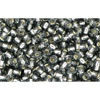 Cc29b - Toho beads 2.2mm silver-lined grey (250g)