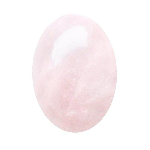 Oval cabochon rose quartz 18x13mm (1)