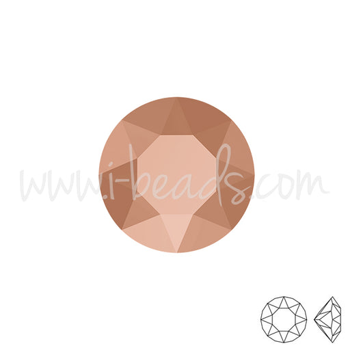 Swarovski 1088 xirius chaton crystal rose gold 6mm-ss29 (6)
