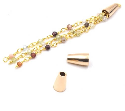 Gold Filled bead cone 7x3mm (1)