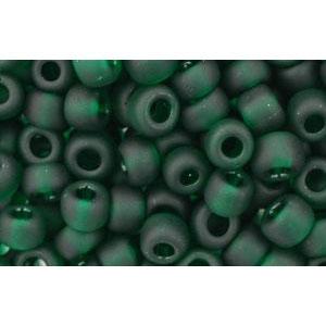 cc939f - Toho beads 8/0 transparent frosted green emerald (10g)