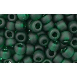 Buy cc939f - Toho beads 8/0 transparent frosted green emerald (10g)