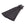 Beads wholesaler  - Nylon tassel black (long) 85mm with nylon ring (1)