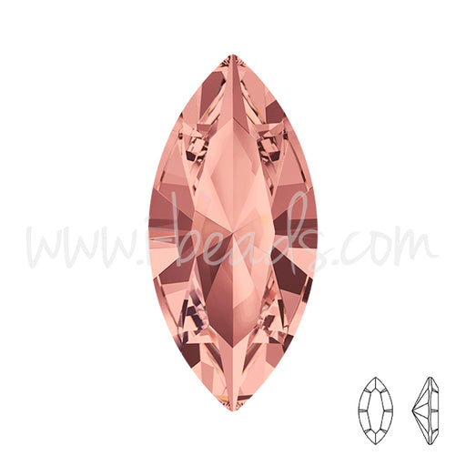 Swarovski 4228 navette fancy stone blush rose 15x7mm (1)
