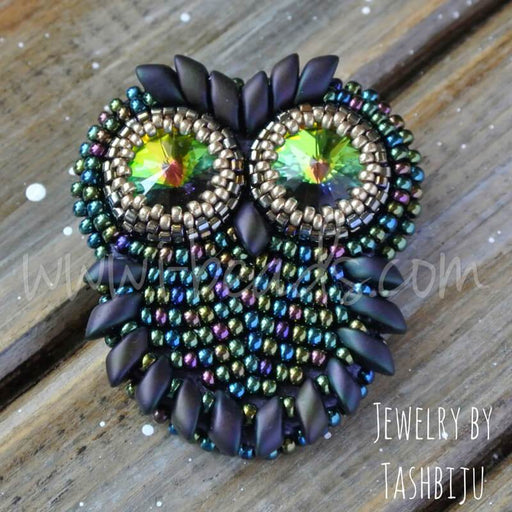 DIY Owl brooch by Tashbiju