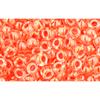 cc802 - toho beads 8/0 luminous neon orange (10g)