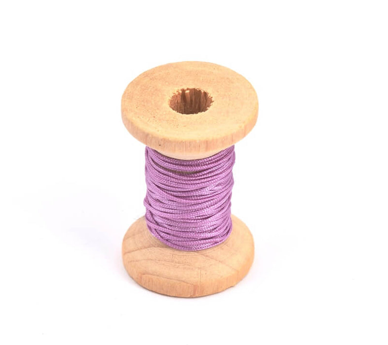 Satin cord purple 0.5mm, 3m (1)