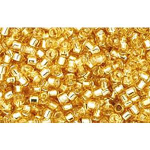 Buy cc22b - Toho Treasure beads 11/0 silver lined medium topaz (5g)