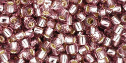 cc26 - Toho beads 6/0 round silver lined light amethyst (10g)