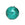 Beads wholesaler  - Murano bead round emerald and silver 8mm (1)
