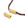 Beads wholesaler  - Bead Tube column Brass golden high quality plated 17x7mm - hole : 4mm (1)