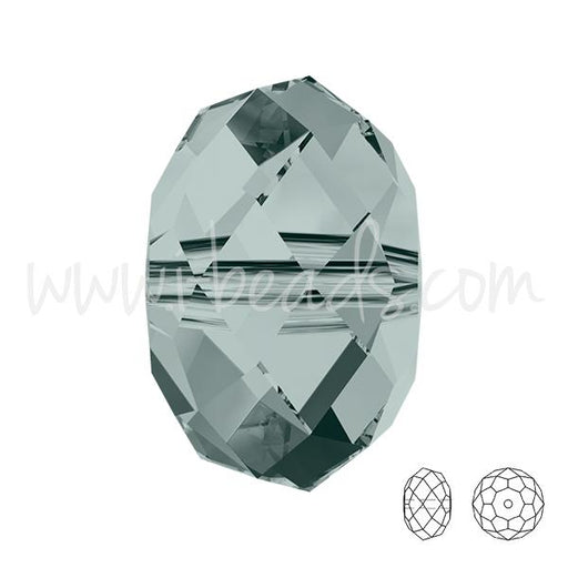 Buy 5040 Swarovski briolette beads black diamond 8mm (6)