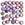 Beads wholesaler  - Honeycomb beads 6mm jet purple iris (30)